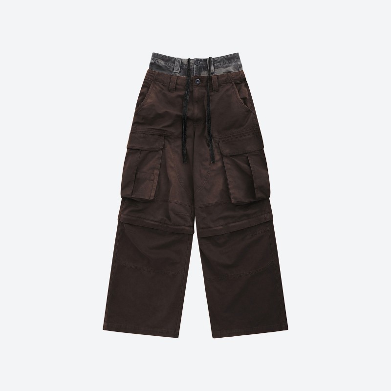 Dual-Waist Cargo Pants